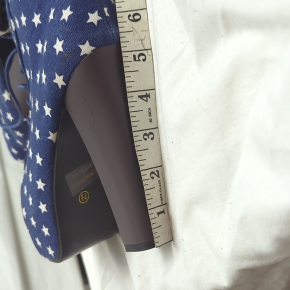 Sexy Go jane RED WHITE & BLUE PLATFORM - Picture 5 of 10